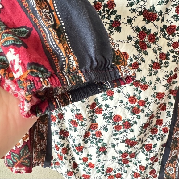 Lucky Brand Women's Boho Mix Floral Top Size S - Picture 5 of 8